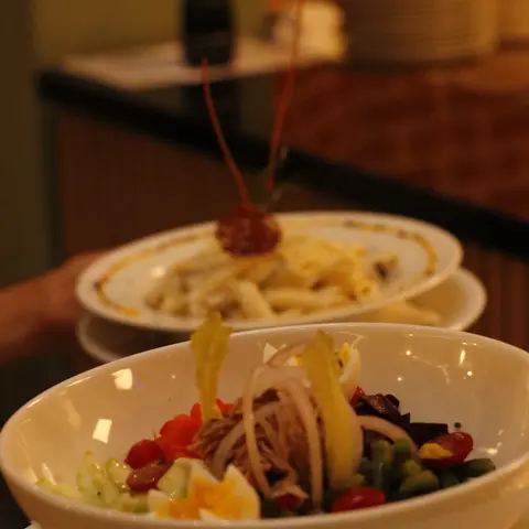 Fresh composed salad
